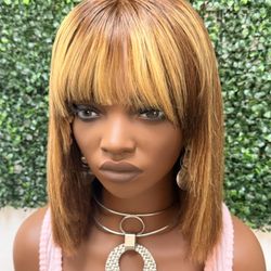 Bob Wig With Bangs