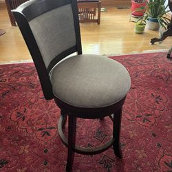Upholstered Swivel Stool