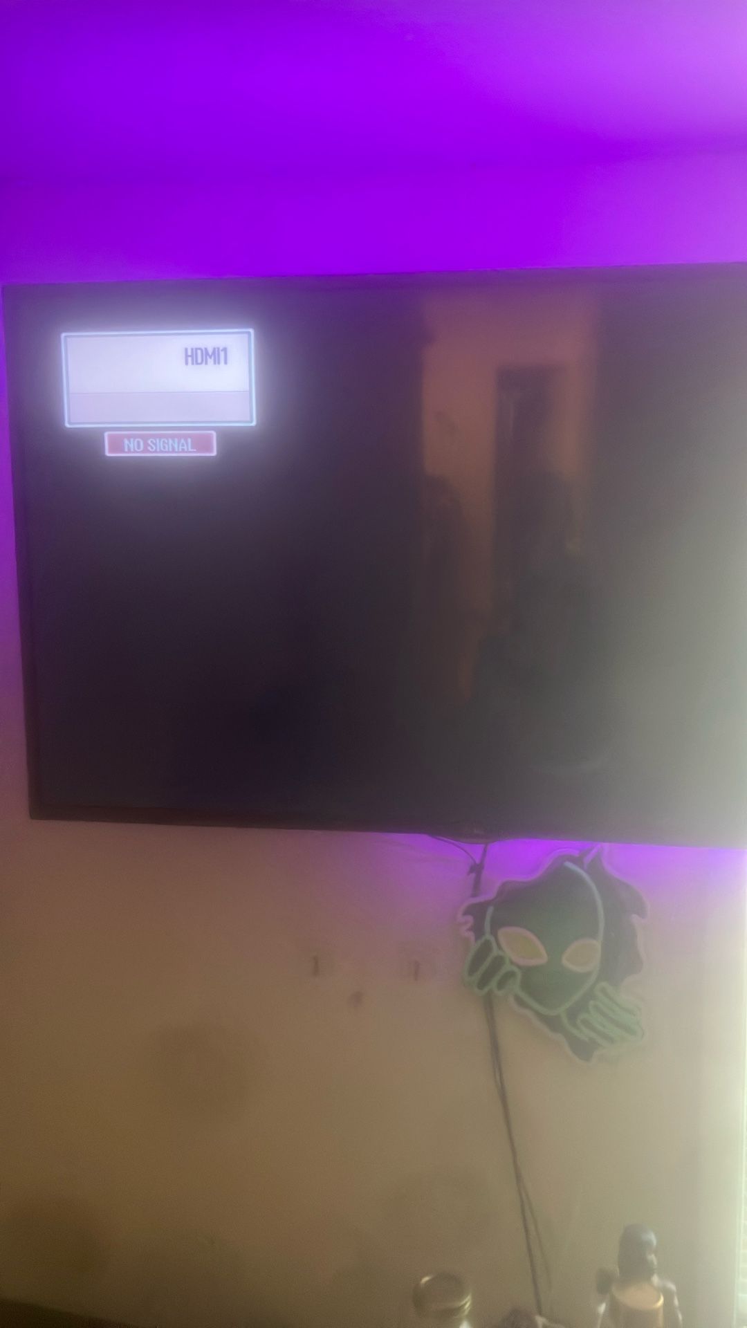 55” TV w/ MOUNT included