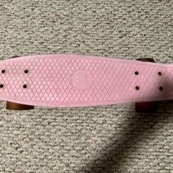 Pink Mini Cruiser Skateboard – Boles – Retro Plastic Board 