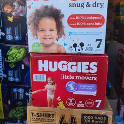 Huggies 7 $20 Each Box.