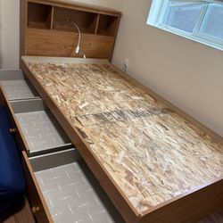 Wooden Bed Frame Twin Size