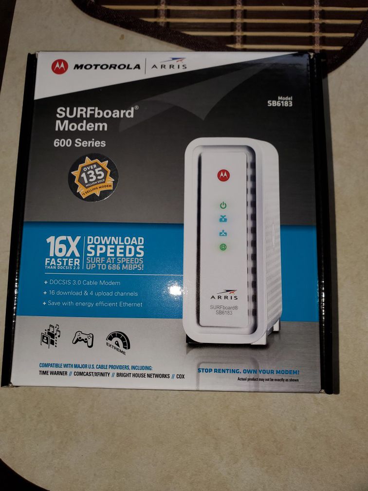 Motorola Arris surfboard modem