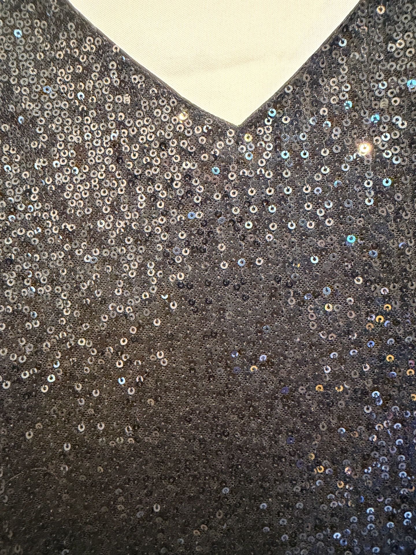 Black Sequin Sleeveless Mini Dress Sparkly Party Cocktail Dress NWOT Medium