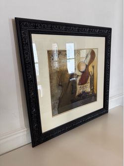 Large Framed Music Wall Art