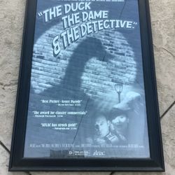 The Duck The Dame & The Detective Poster 34in x 24in