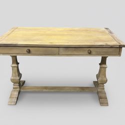 Wooden Table with Drawers