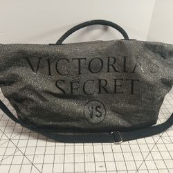 Victoria's Secret Glittery Weekender Bag