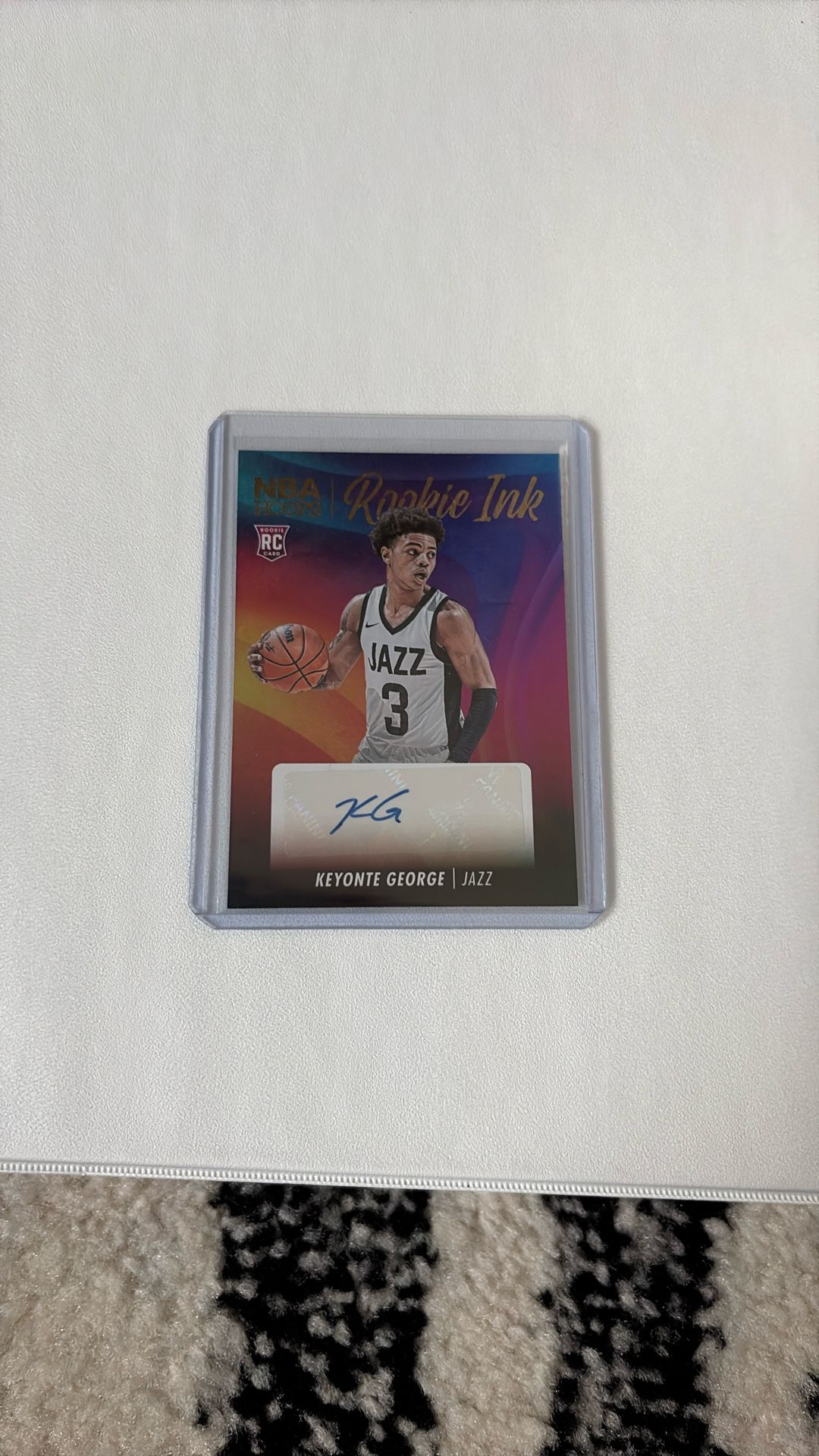 Keynote George NBA Hoops Rookie Ink Rookie