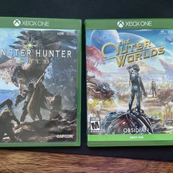 Monster Hunter World & The Outer Worlds Xbox One 