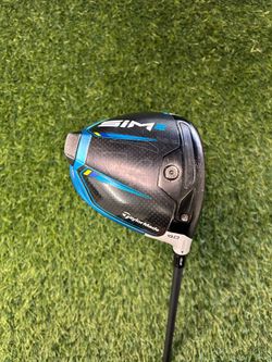 TaylorMade SIM 2 Driver 9 Loft HZRDUS 6.0 Stiff Flex Original Grip RH