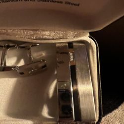 Money Clip And Matching Cuff links 