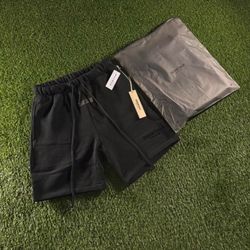 Fear Of God essentials black shorts
