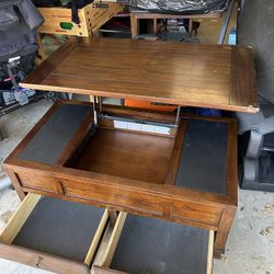 Lift Top Extendable Coffee Table