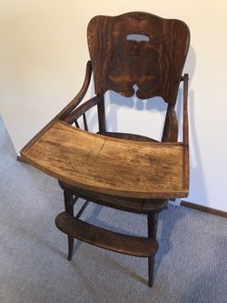 Vintage Oak High Chair