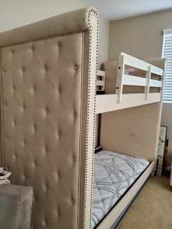 Tufted Bunk Bed