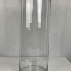 Big Cylinder Glass Vase 