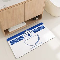 Doraemon Absorbent Bath Mat – Quick-Dry & Non-Slip (40x80cm)