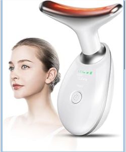Oriflame Neck and Face Massager, Face Roller, Face Sculpting Skin Care Tool, Improve, Firm, Tightening and Smooth 3 Modes, White
