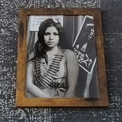Brown Beret Hilda Reyes Revolutionary Chicana Photo 8.5" x 11"
