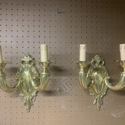 Antique Pair Sconce