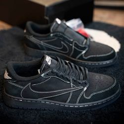 Nike Jordan 1 Low Travis Scott: Black Phantoms