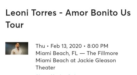 Leoni Torres Concert