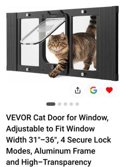 Cat Door For Window