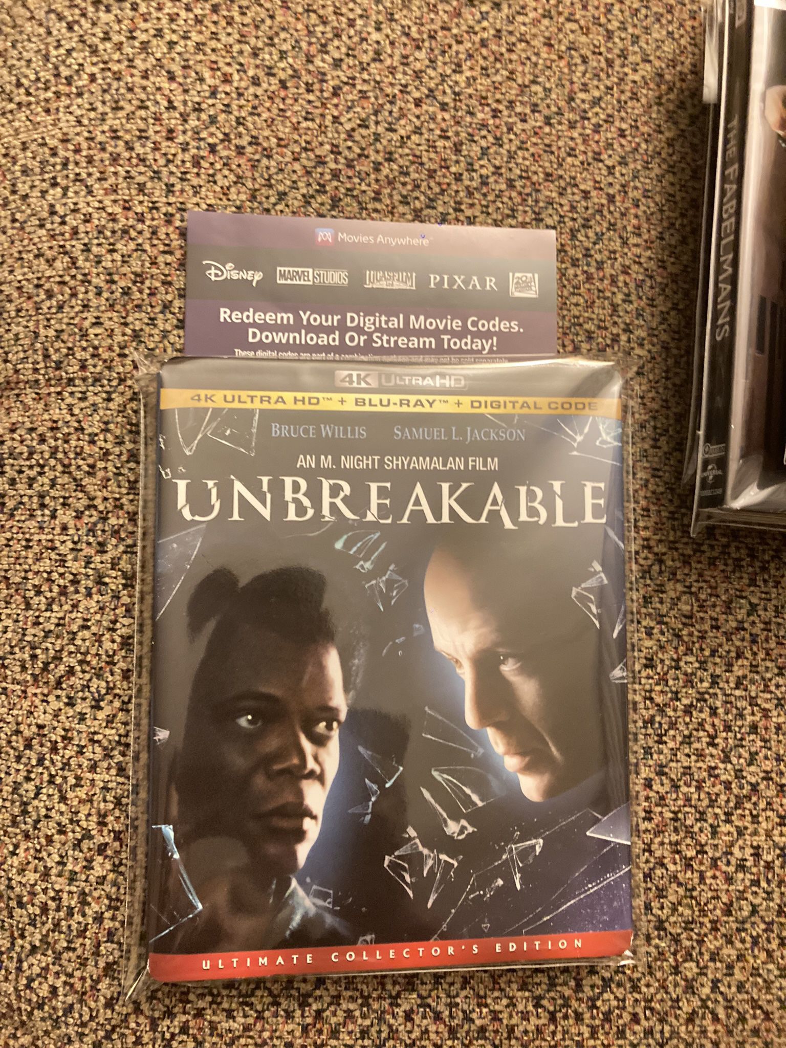 Unbreakable Digital Movie Code 