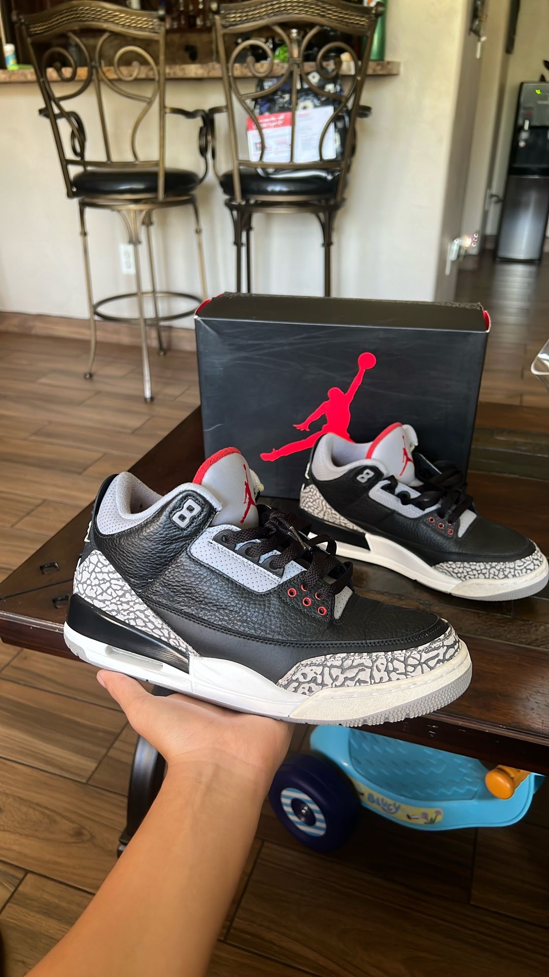 Jordan 3 black cements