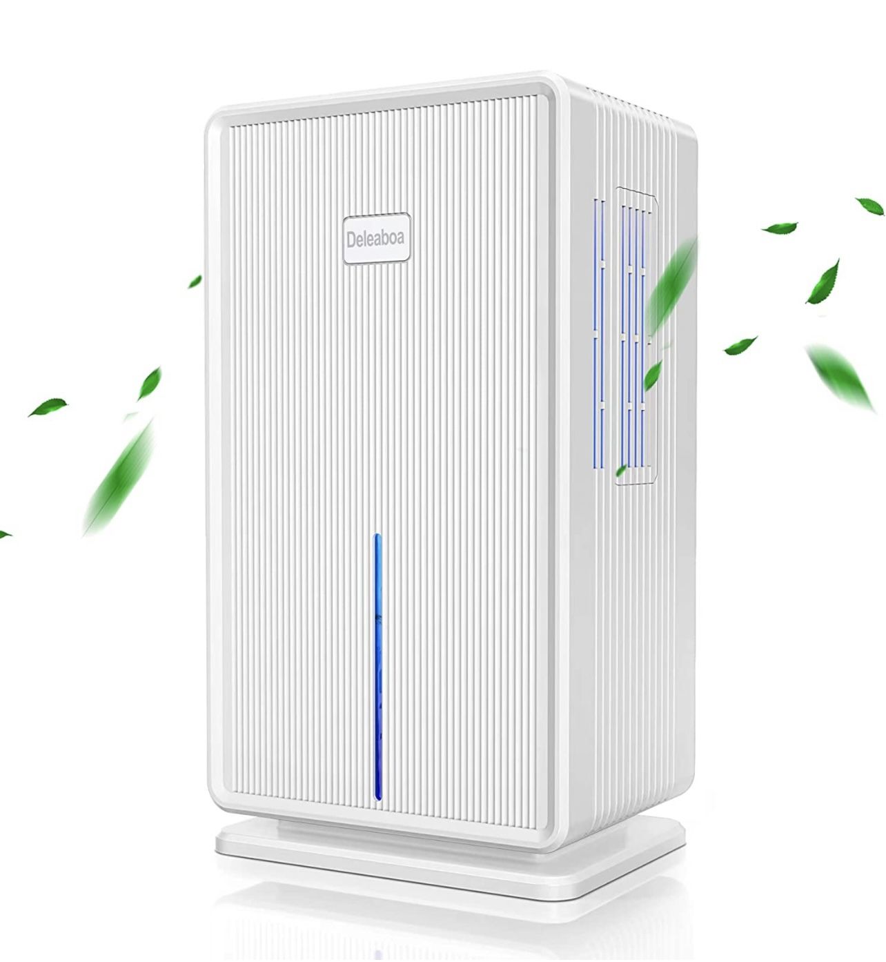 Deleaboa 106oz Dehumidifiers for Home, 7000 Cubic Feet (720 Sq. ft) Portable Dehumidifiers, Quiet Dehumidifier with 7 LED Colors and 2 Speed Modes, Sm
