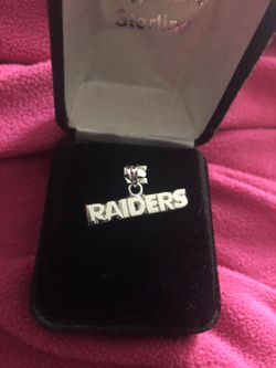 Sterling silver charm for fans