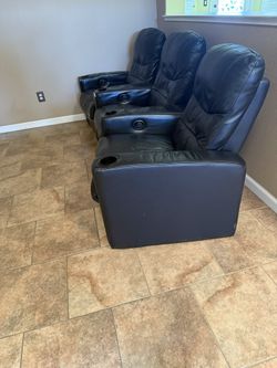 3 Piece Theatre Recliners