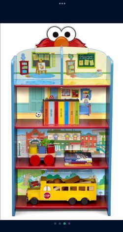 Kids Sesame Street Book Shelf 