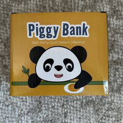 Panda Stealing Money Coin Bank