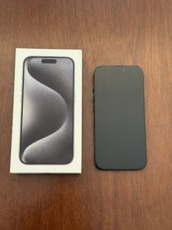 iPhone 15 Pro 256g (Black Titanium)