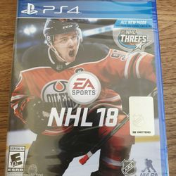 NHL 18 PS4 Sony PlayStation 4