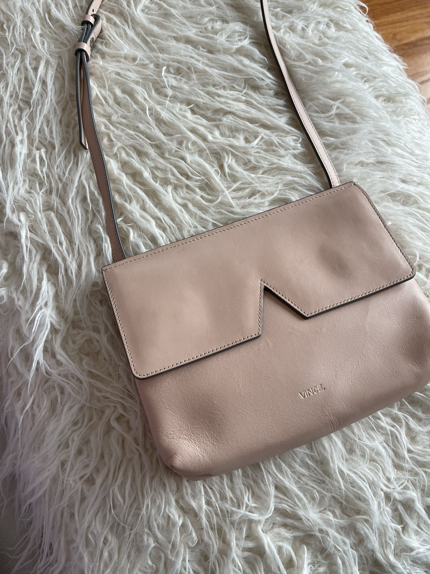 Designer Vince Crossbody Leather Bag