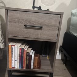 Grey night stand