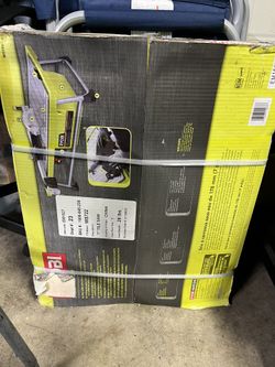 RYOBI 7 in. 4.8 Amp Tile Saw with Stand