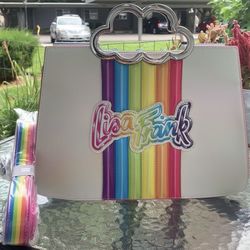 NWT Lisa Frank Loungefly Rainbow Cloud Crossbody Bag + Wallet