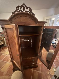Solid Wood Armoire