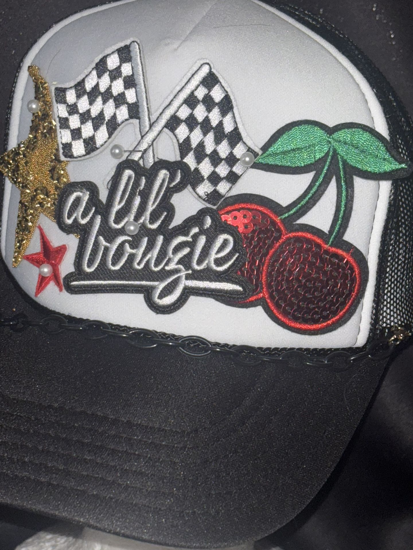 Premade women's trucker hat