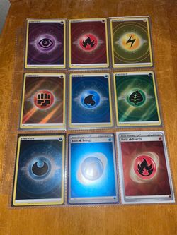 Pokemon Energy cards