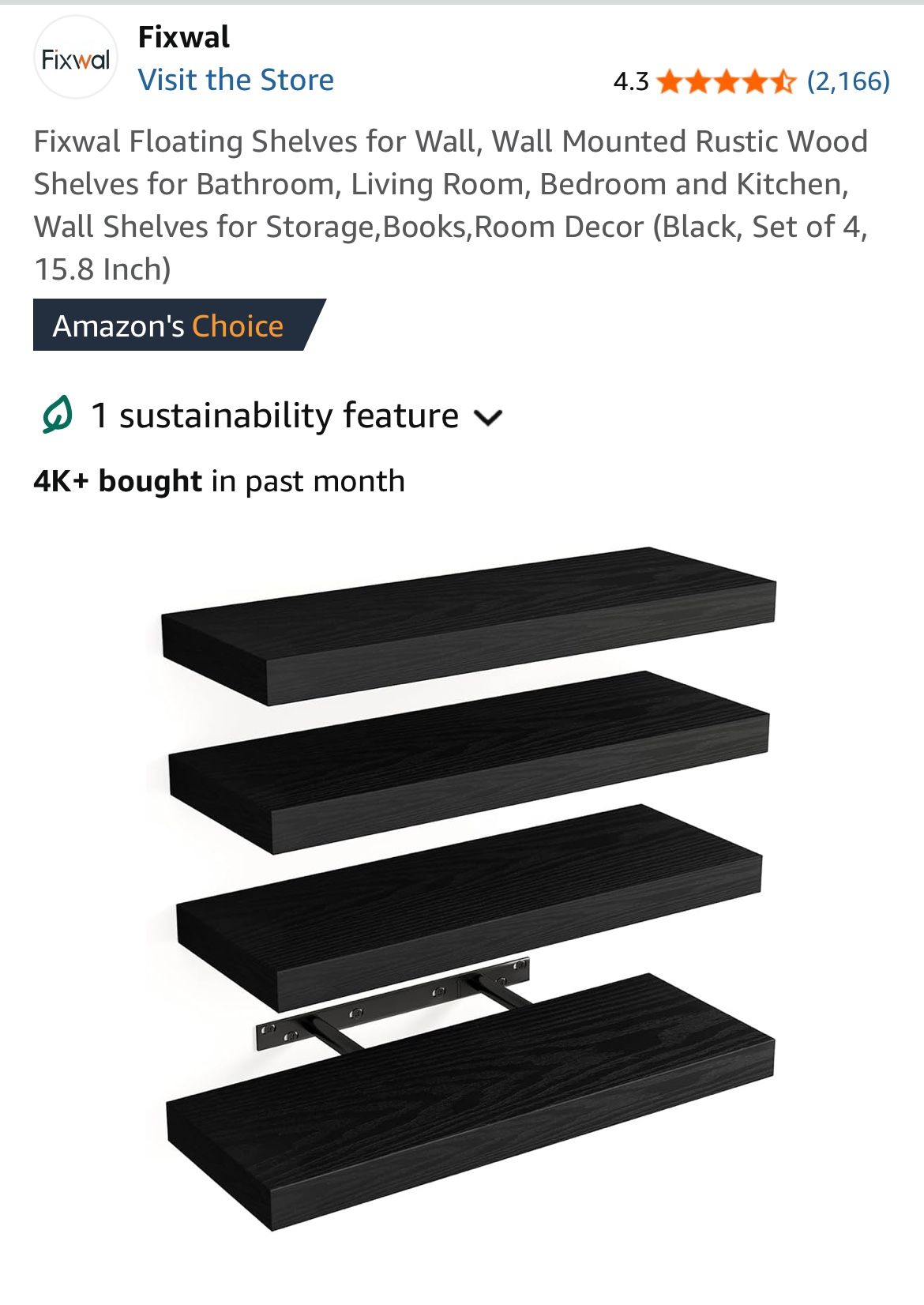 Floating Wall Shelves
