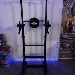RELIFE REBUILD YOUR LIFE Power Tower Pull Up Bar Station Workout Dip Station for Home Gym Strength Training Fitness Equipment