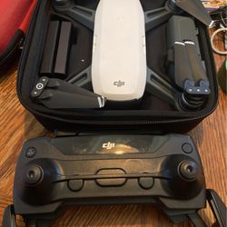 Dji Spark Drone With Controller And Extra Battery 