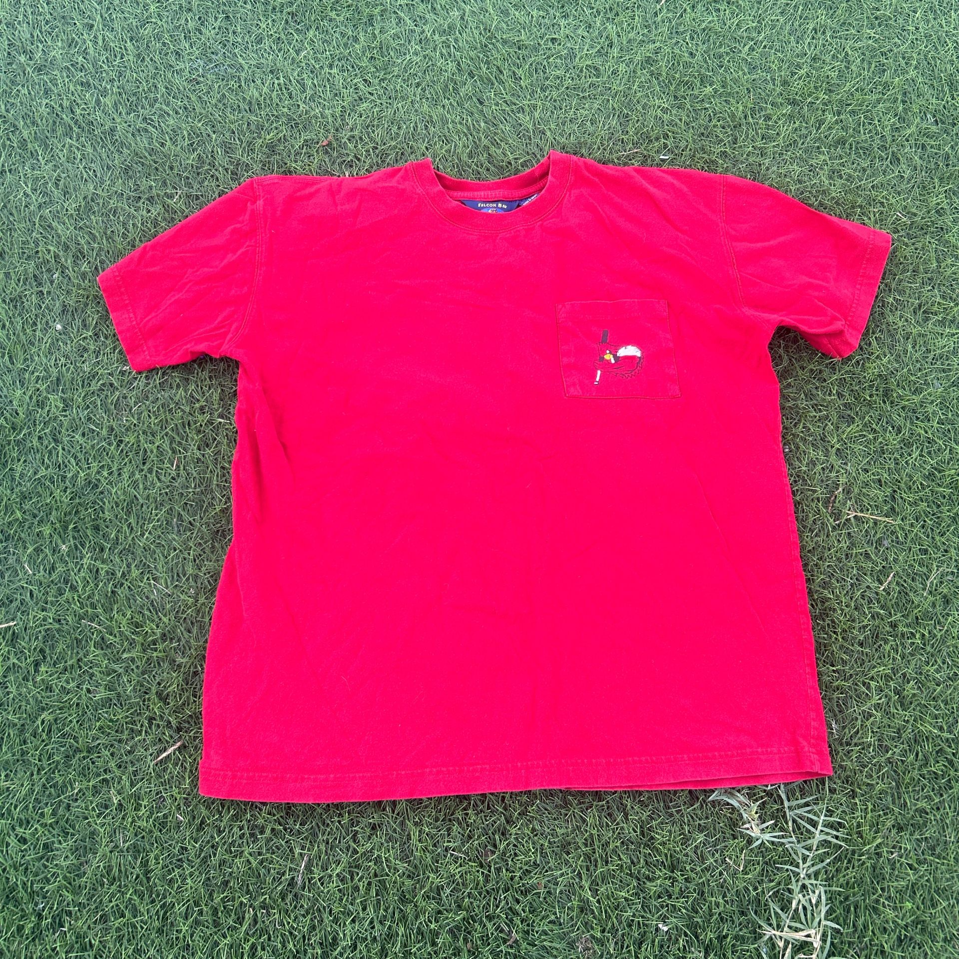 Vintage Falcon Bay Cardinals T-Shirt – Size L – 100% Cotton Baseball Graphic Tee