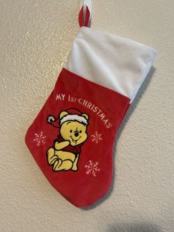 1st Christmas Pooh Stocking 