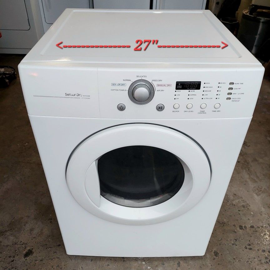 Dryer LG 7.5cf Full Size (FREE DELIVERY & INSTALLATION) 